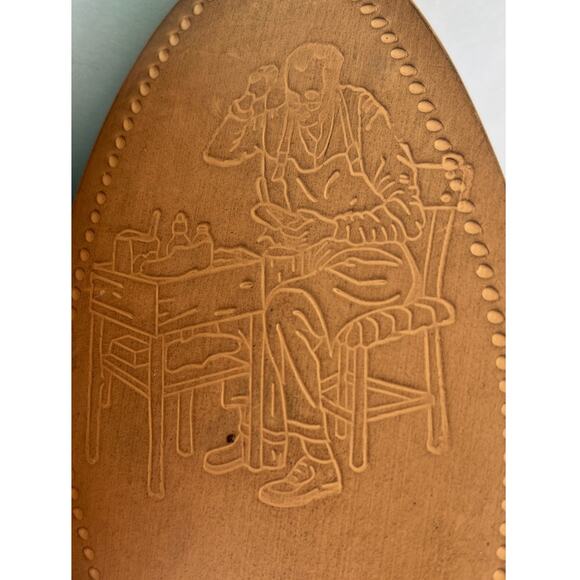 Fashinism Handmaded Men's Brown Soft Suede Shoes with Laces  Size 40 EU / 9.5 US - Picture 7 of 10